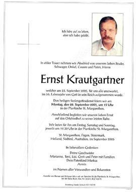 Krautgartner, Ernst