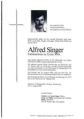 Singer, Alfred