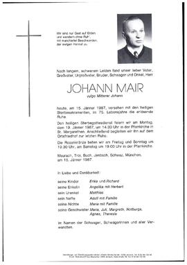Mair, Johann
