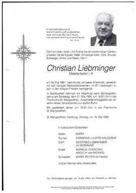 Liebminger, Christian