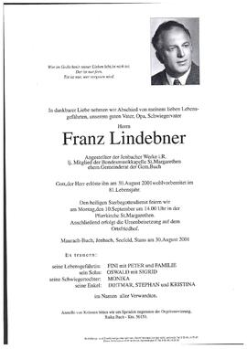 Lindebner, Franz