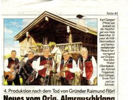 Neues vom Org.Almrauschklang