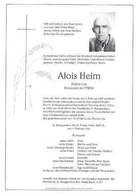 Heim, Alois