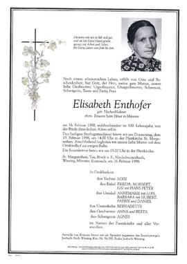 Enthofer, Elisabeth