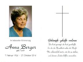 Berger, Anna