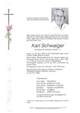 Schwaiger, Karl