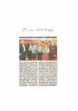 Versammlung und Neuwahlen der Schützengilde Jenbach Buch