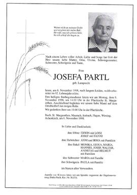Partl, Josefa