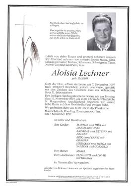 Lechner, Aloisia