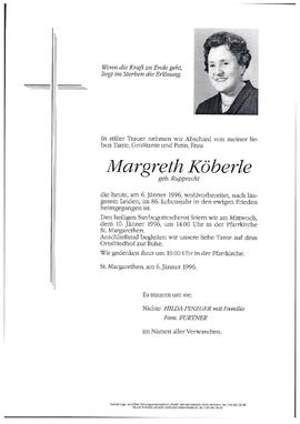 Köberle, Margreth