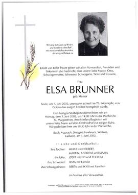 Brunner, Elsa