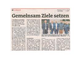 Gemeinsam Ziele setzen