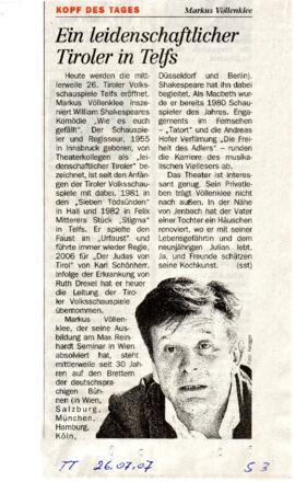 Schauspieler und Regisseur