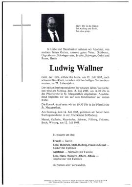 Wallner, Ludwig