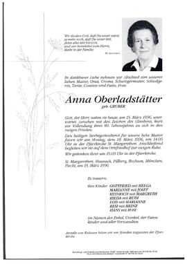 Oberladstätter, Anna