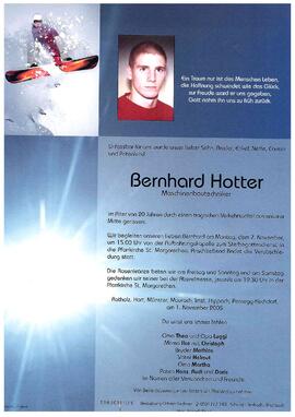 Hotter, Bernhard