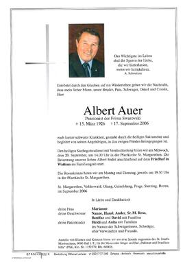 Auer, Albert