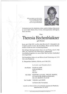 Hchenblaikner, theresia