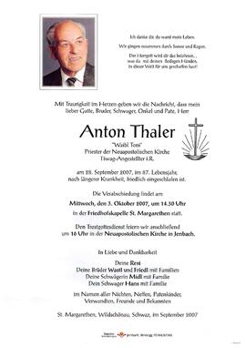 Thaler, Anton