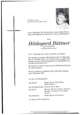 Büttner, Hildegard