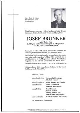 Brunner, Josef