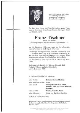 Tischner, Franz
