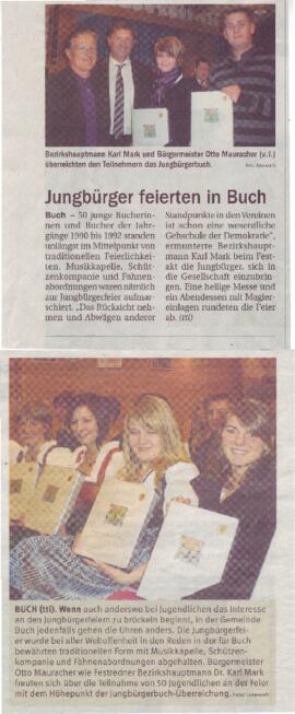 Jungbürgerfeier in Buch am 25.Okt.2010