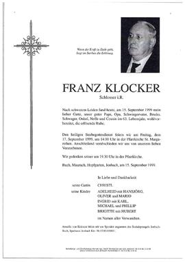 Klocker, Franz