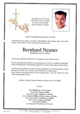 Neuner, Bernhard