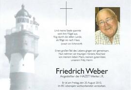 Weber, Friedrich