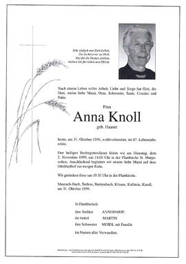 Knoll, Anna