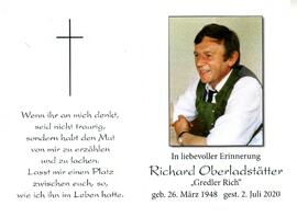 Oberladstätter, Richard