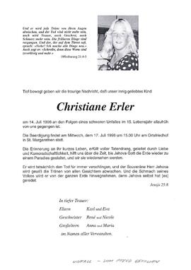 Erler, Christiane