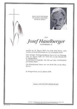 Haselberger, Josef