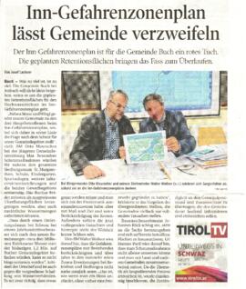 Inn-Gefahrenzonenplan lässt Gemeinde verzweifeln