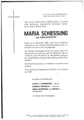 Schiessling, Maria