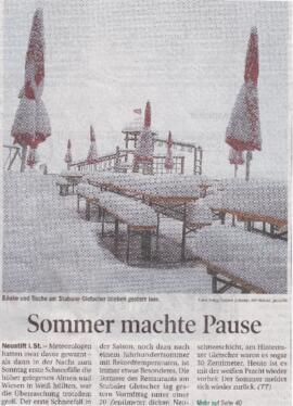 Sommer der Rekorde geht zu Ende