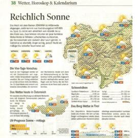Reichlich Sonne