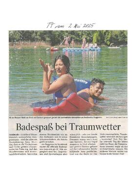Badespass und Traumwetter