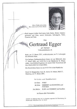 Egger, Gertraud
