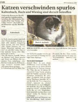 Katzen verschwinden spurlos