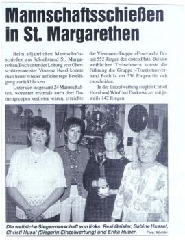 Mannschaftsschießen in St.Margarethen