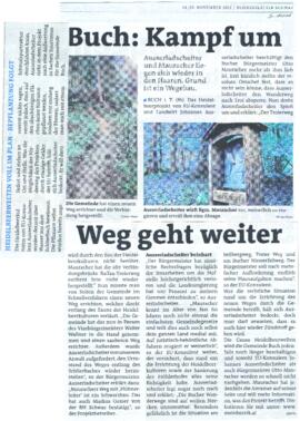 Kampf um Weg geht weiter