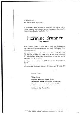 Brunner, Hermine