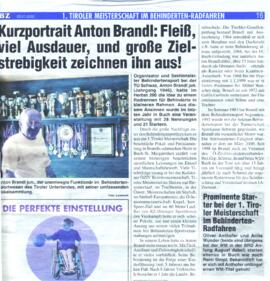 Tiroler Meisterschaft im Behindertensport