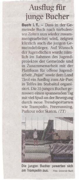 Ausflug für junge Bucher