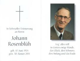 Rosenblüh, Johann