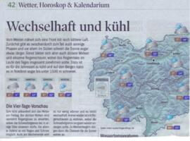 Wechselhaft und kühl