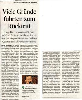 Viele Gründe führten zum Rücktritt