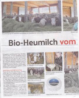 Bio-Heumilch vom Feinsten